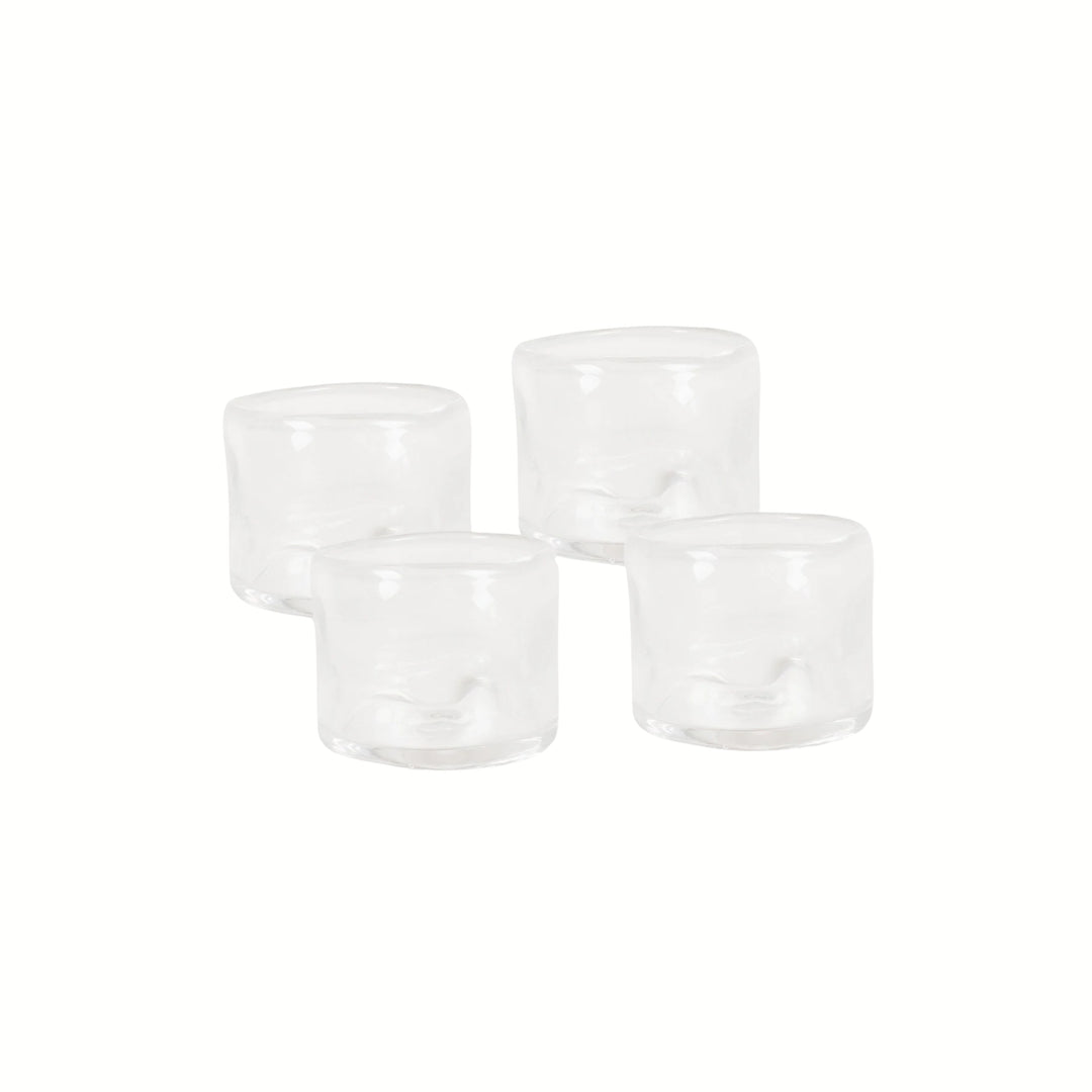 0405 Glass - Set of 4 - Clear