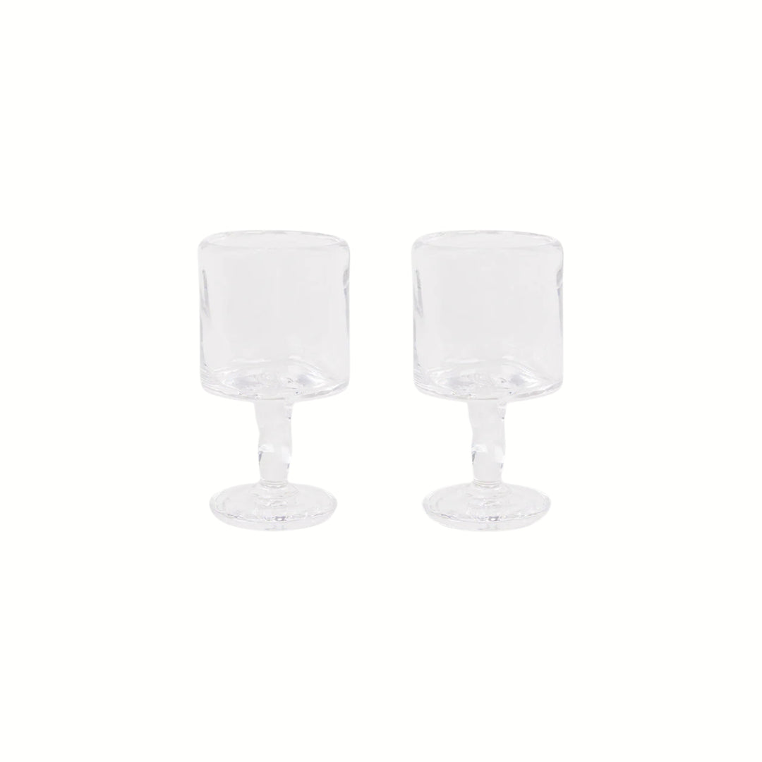 0405 Stem Glass - Set of 2 - Clear