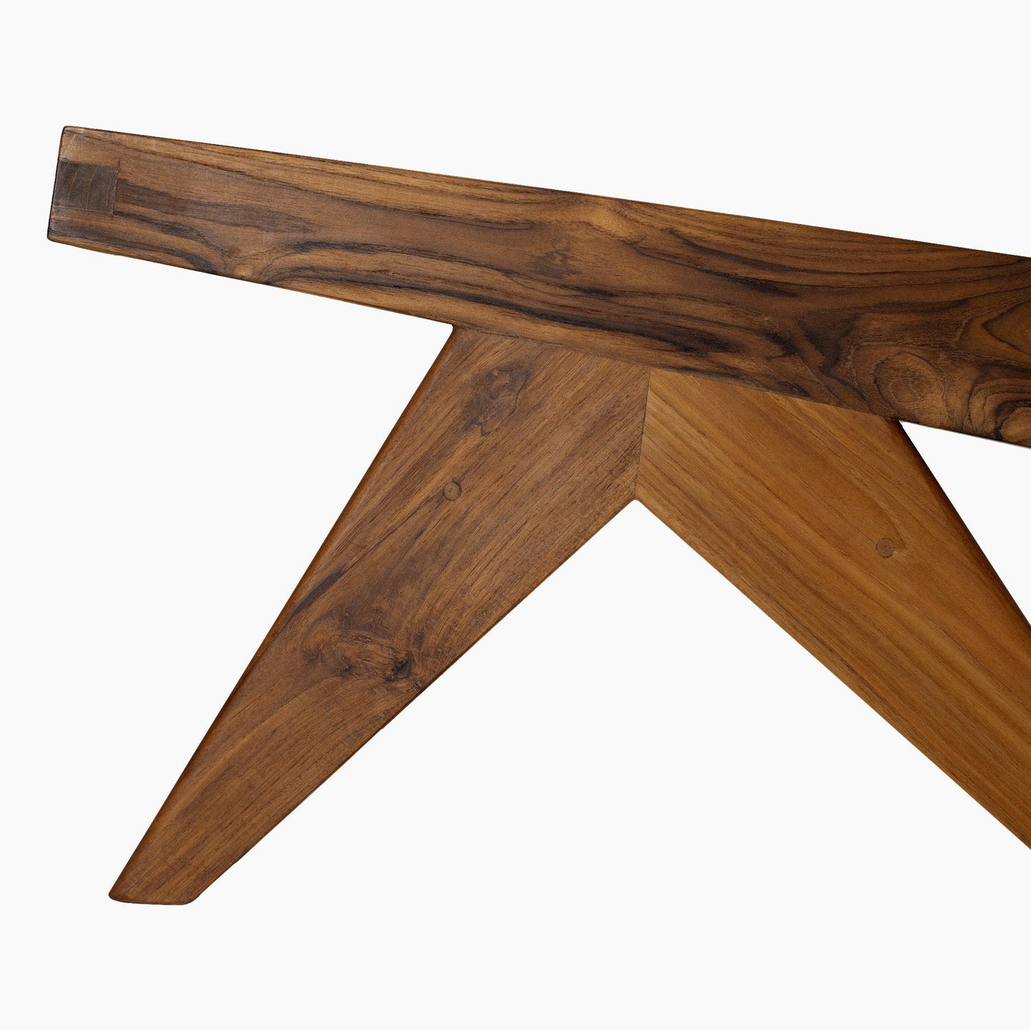 Jeanneret Armless Easy Lounge Chair - Brown - Floor Model - Grade C