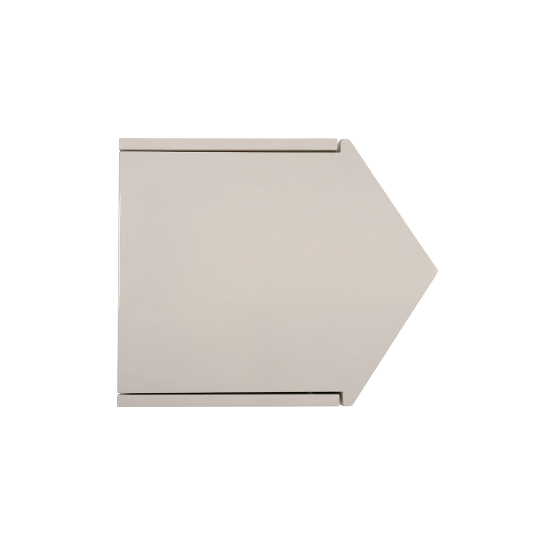 Eliza Side Table - Ecru White