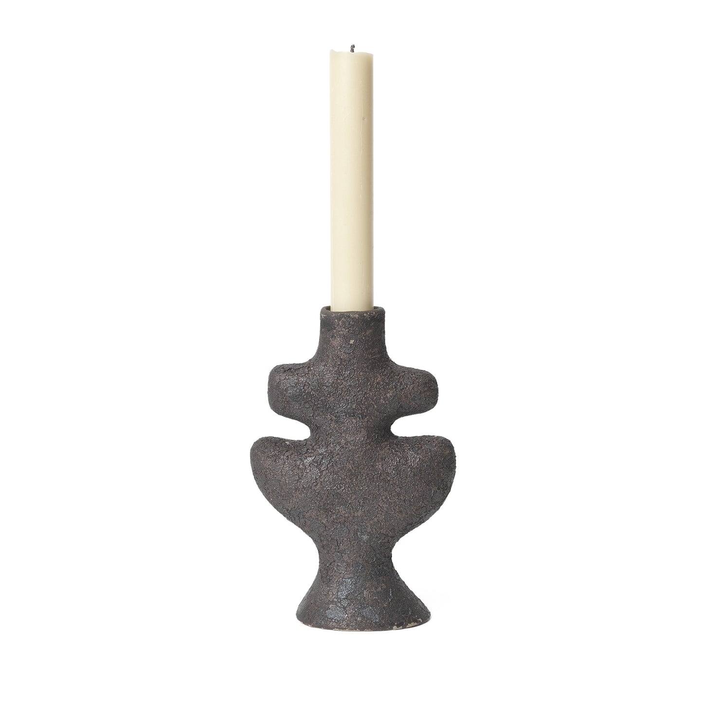 Yara Candle Holder - Small - Rustic Iron