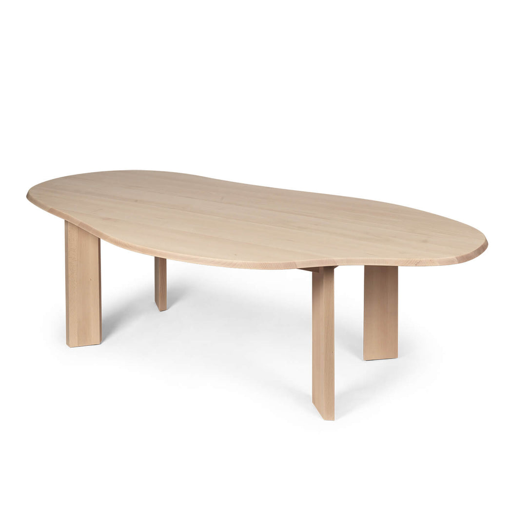 Tarn Dining Table - 220 - White Oiled Beech