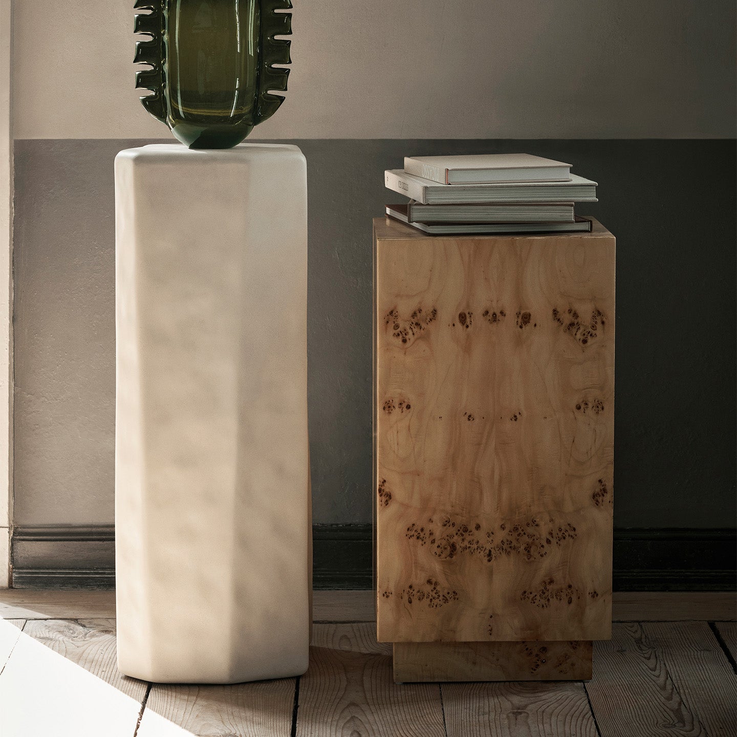 Burl Side Table - Natural