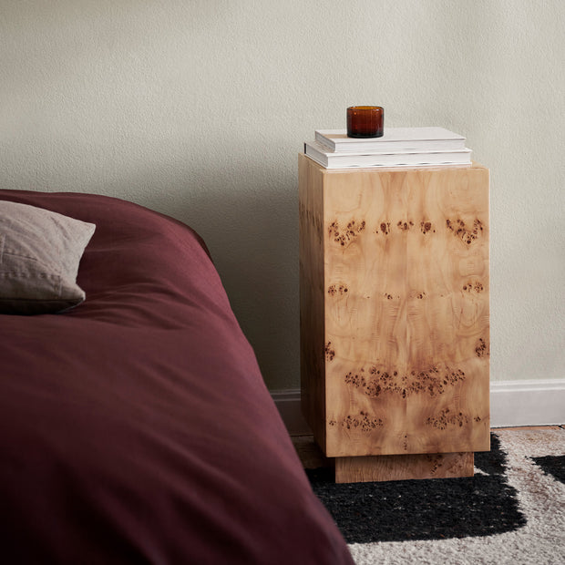 Burl Side Table - Natural