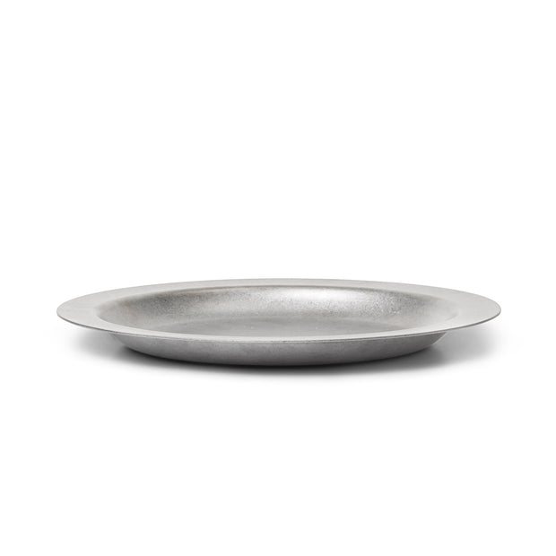 Tumbled Plate - Stainless Steel