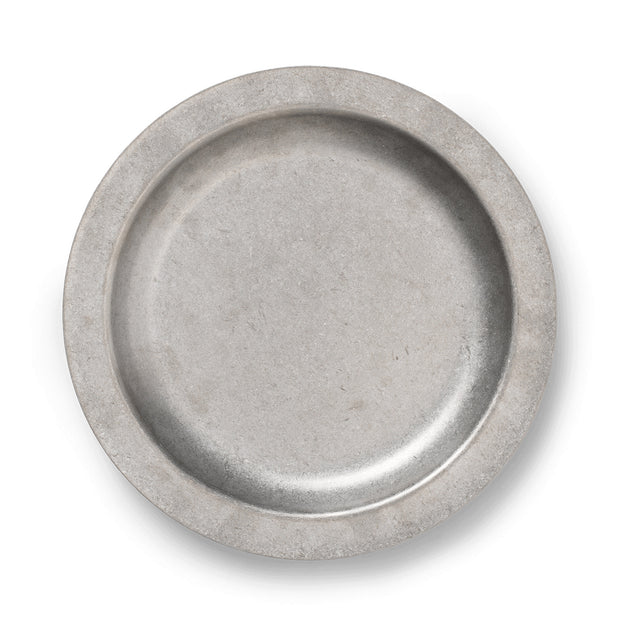 Tumbled Plate - Stainless Steel