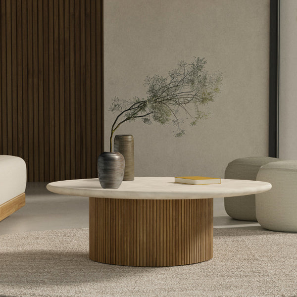 Covira Coffee Table with Reclaimed Teak