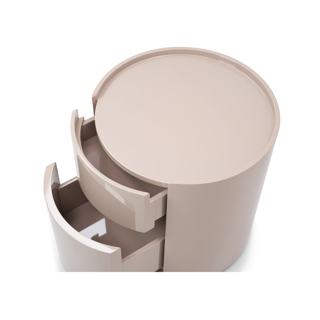 Onda End Table - Shiitake