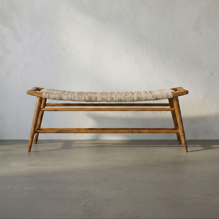 Stockholm Bench with Woven