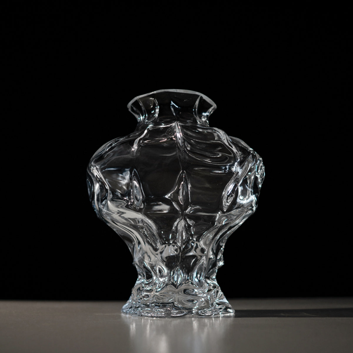 Ammonit Vase - Clear