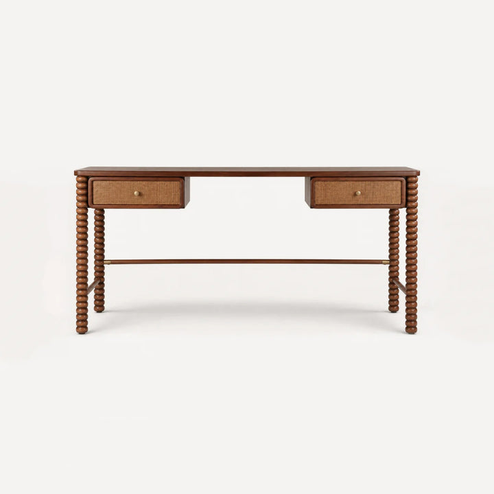 Angie Cane Solid Wood Desk