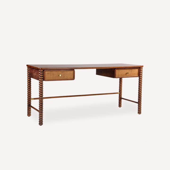 Angie Cane Solid Wood Desk