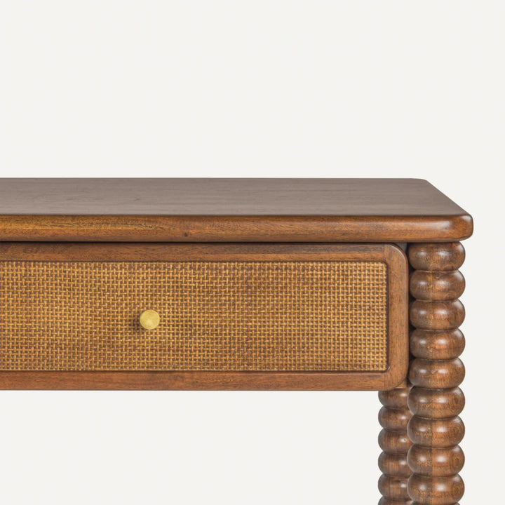 Angie Cane Solid Wood Desk