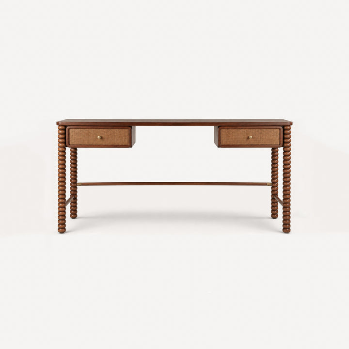 Angie Cane Solid Wood Desk