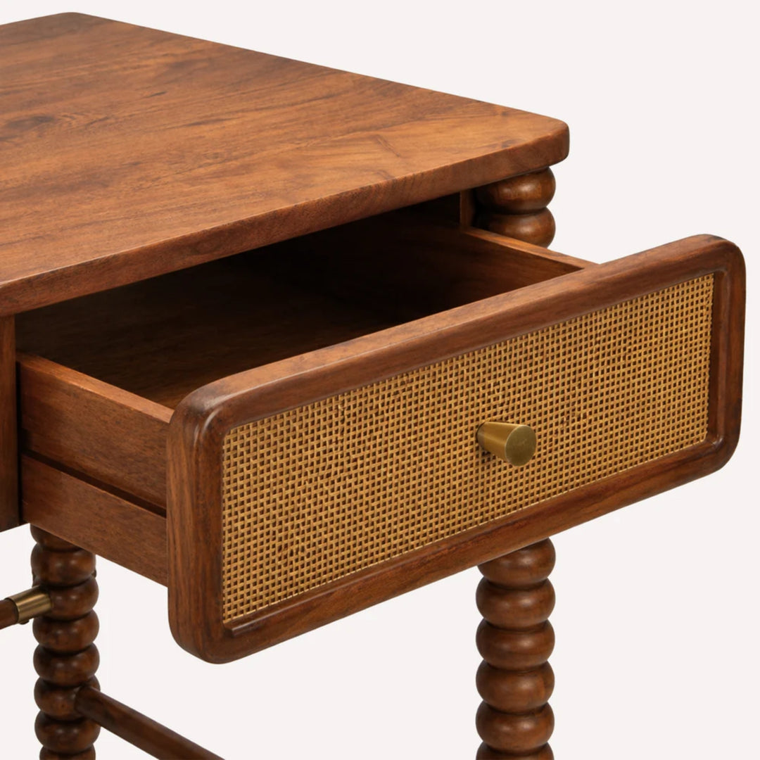 Angie Cane Solid Wood Desk