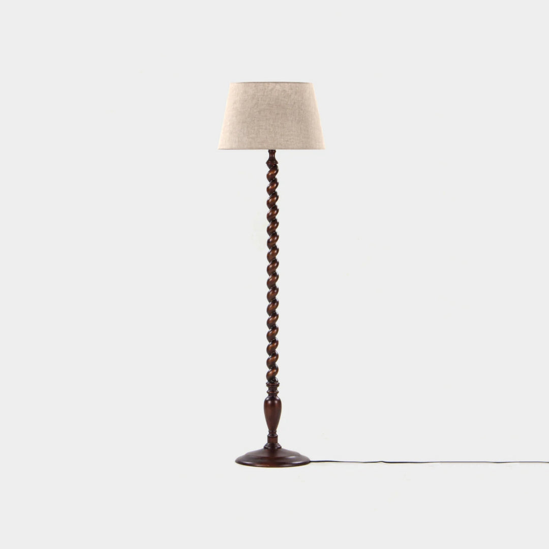 Angie Solid Wood Floor Lamp