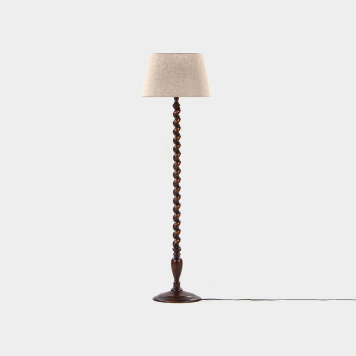 Angie Solid Wood Floor Lamp