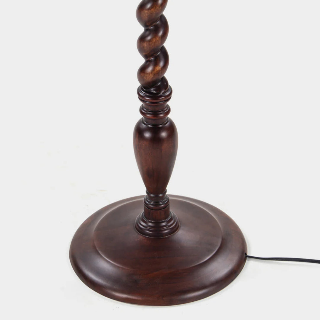 Angie Solid Wood Floor Lamp