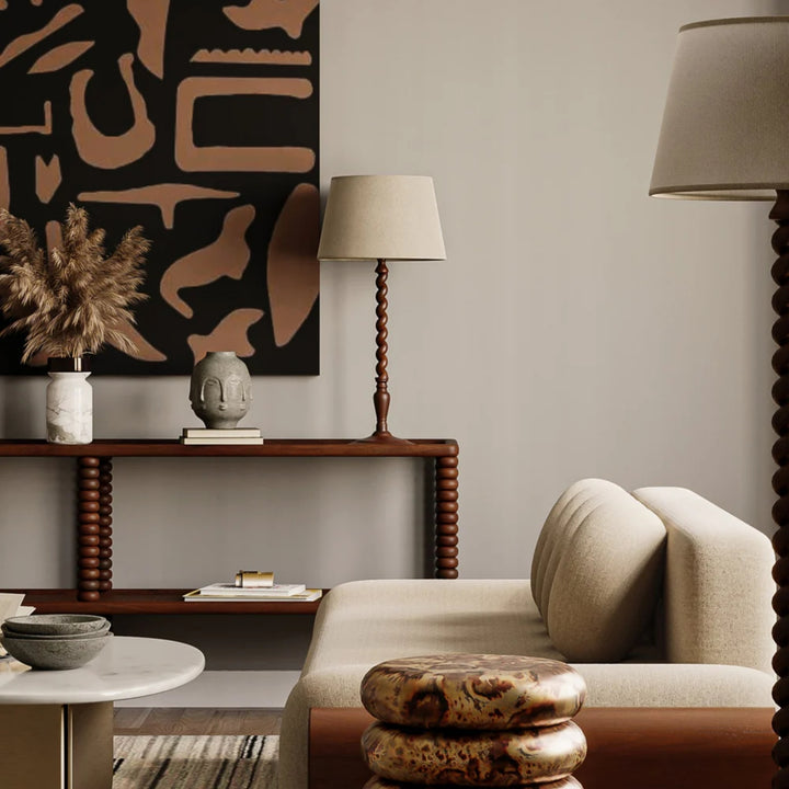 Angie Solid Wood Table Lamp