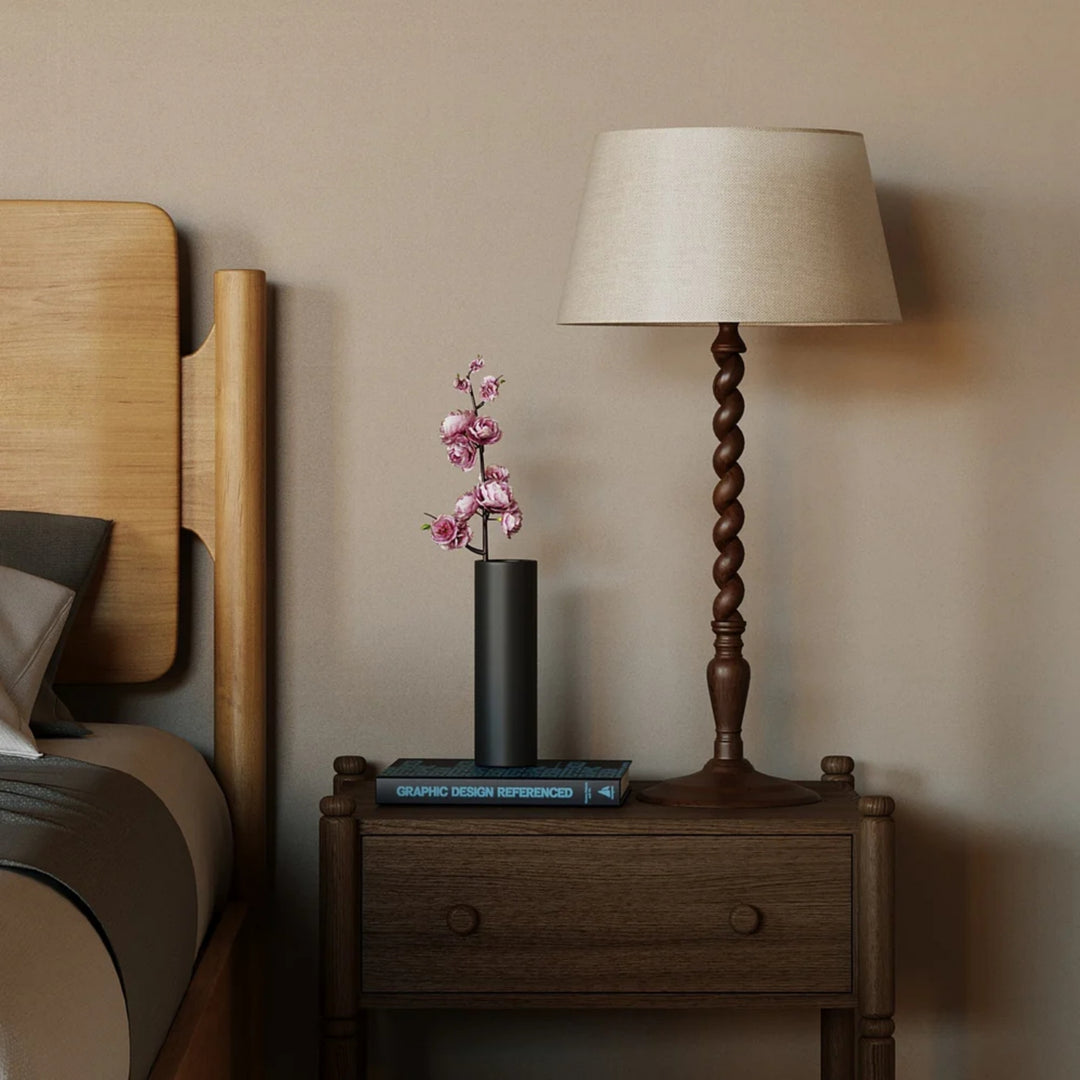 Angie Solid Wood Table Lamp