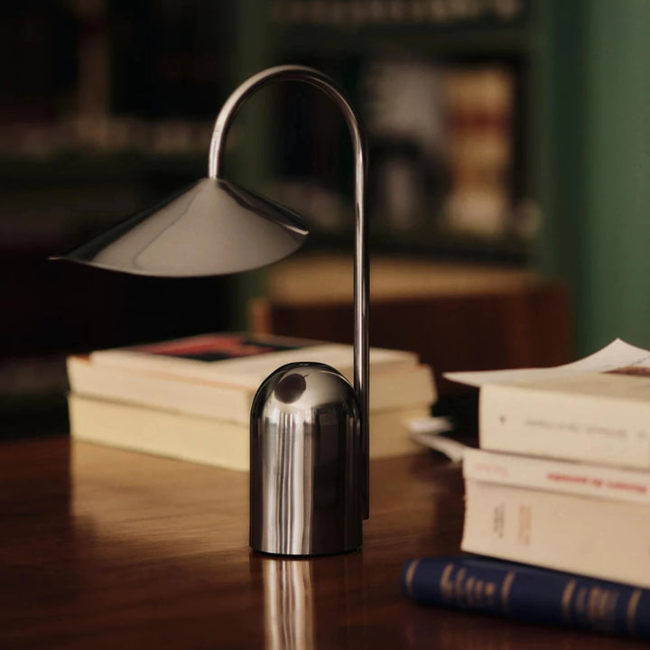 Arum Portable Lamp - Stainless Steel