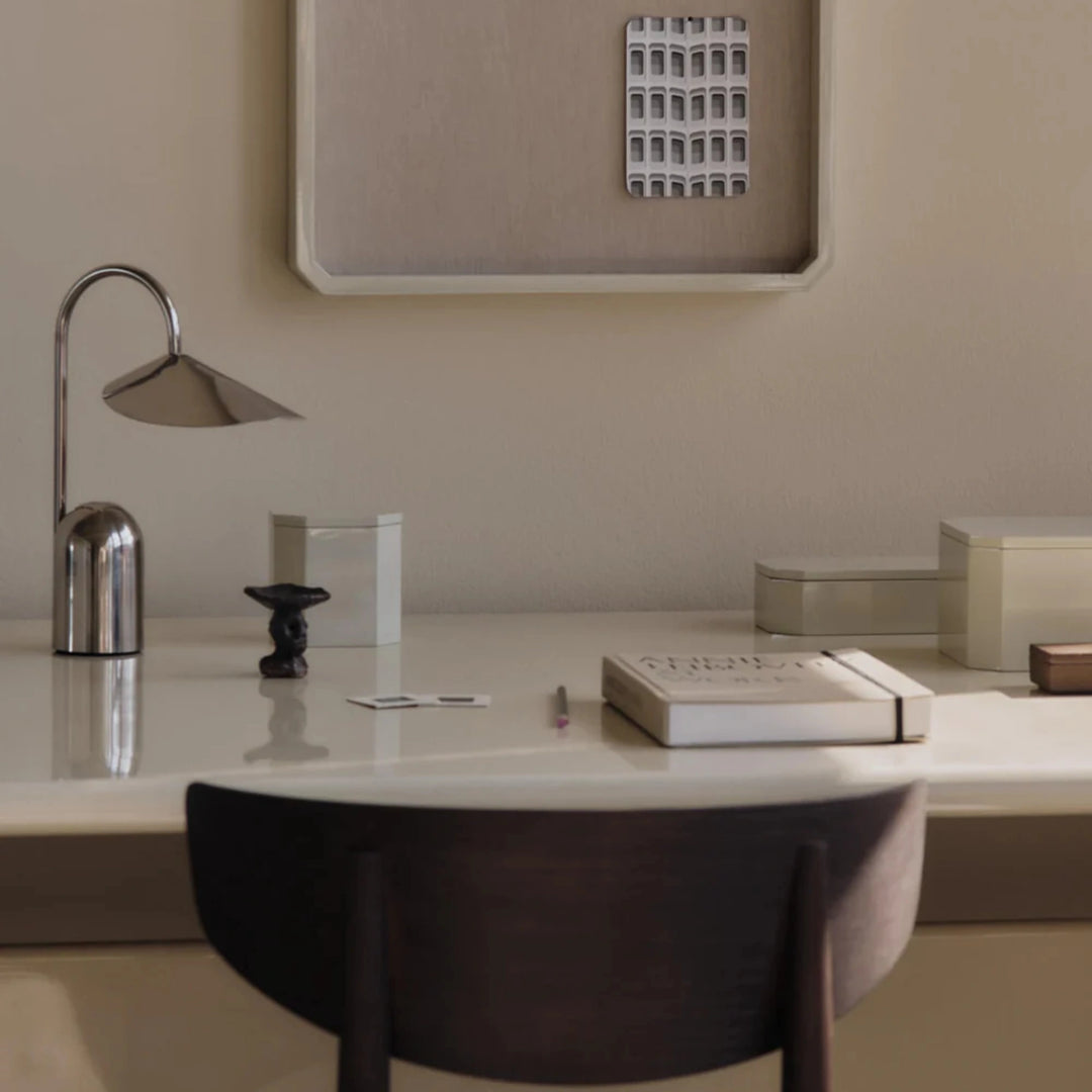 Arum Portable Lamp - Stainless Steel