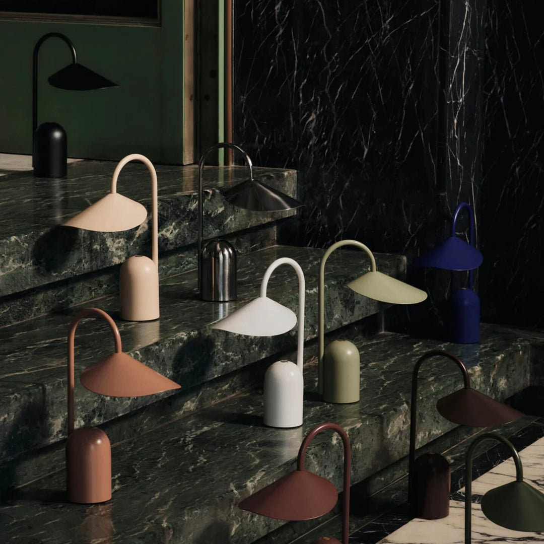 Arum Portable Lamp - Stainless Steel