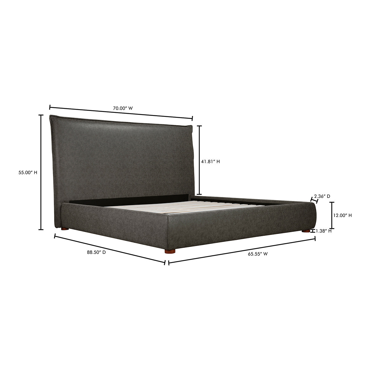 Averi Tall Headboard Bed