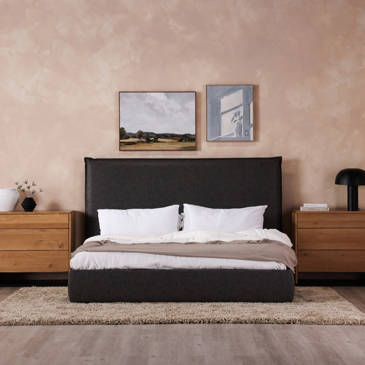 Averi Tall Headboard Bed