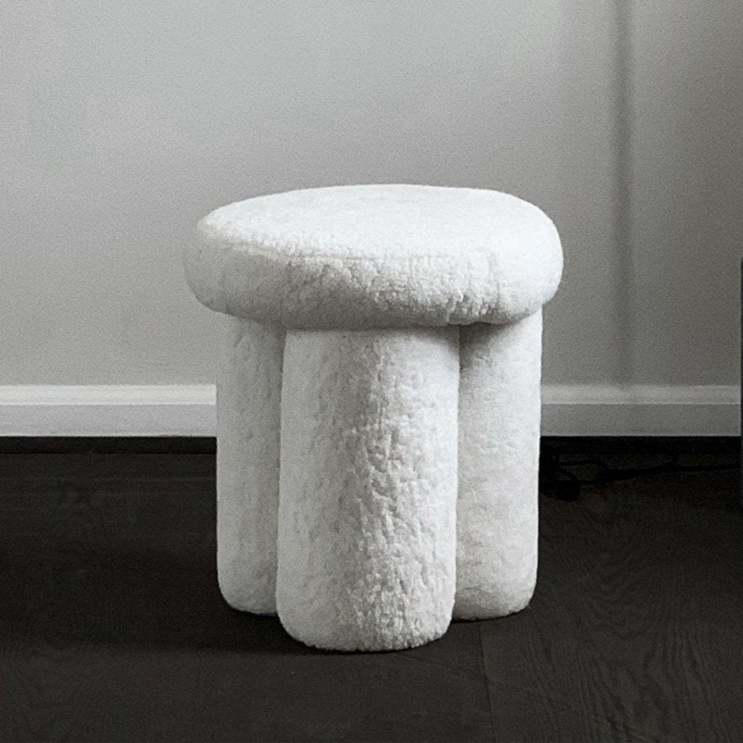 Big Foot Stool - Sheep Skin