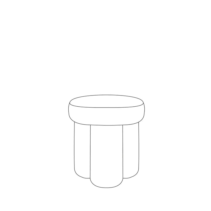 Big Foot Stool - Warm Ash (C142)