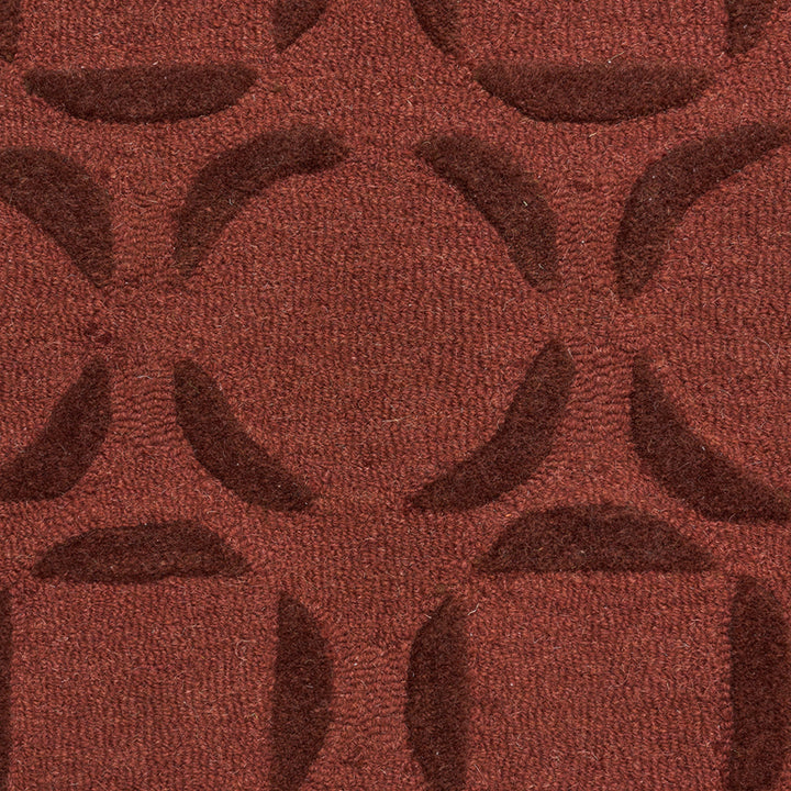 Bordeaux Echo Rug