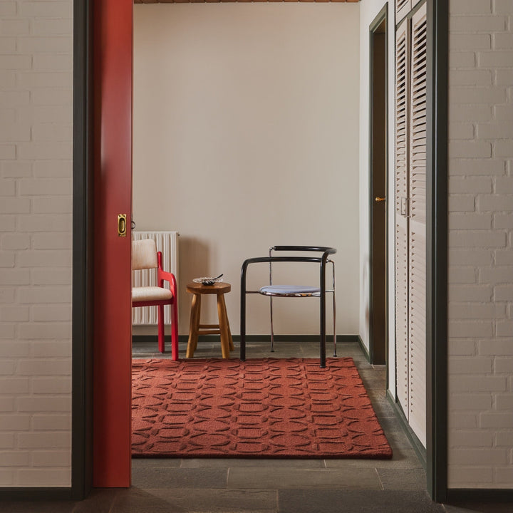 Bordeaux Echo Rug