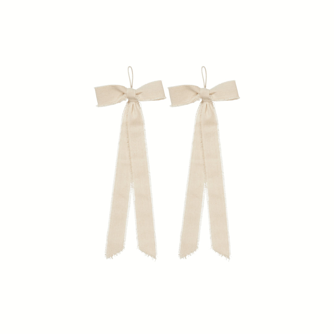 Bow Decoration - Small - Set of 2 - Natural
