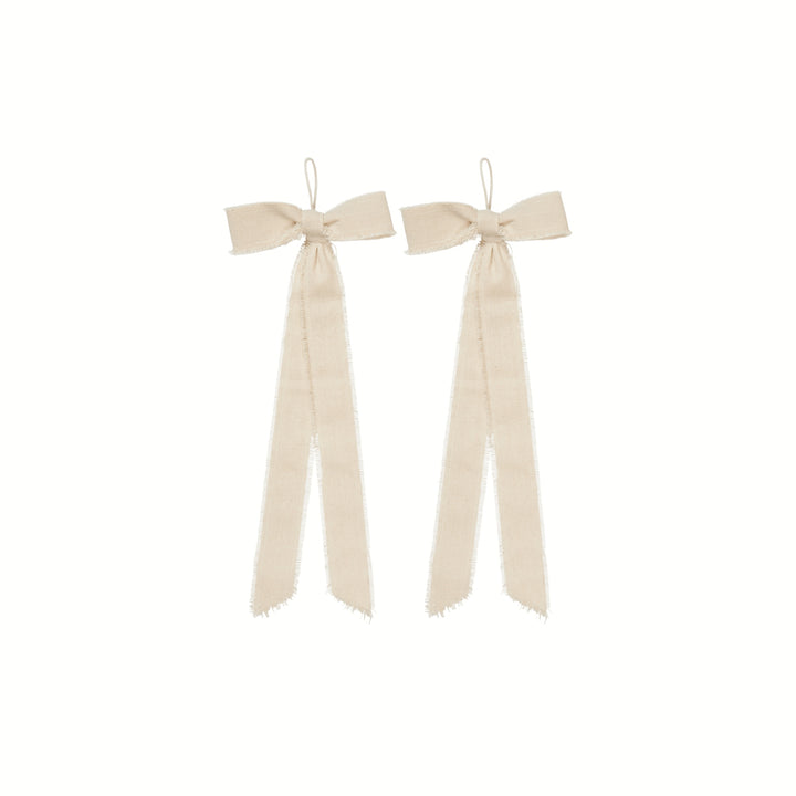 Bow Decoration - Small - Set of 2 - Natural