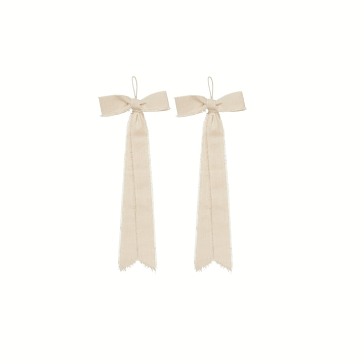 Bow Decoration - Small - Set of 2 - Natural