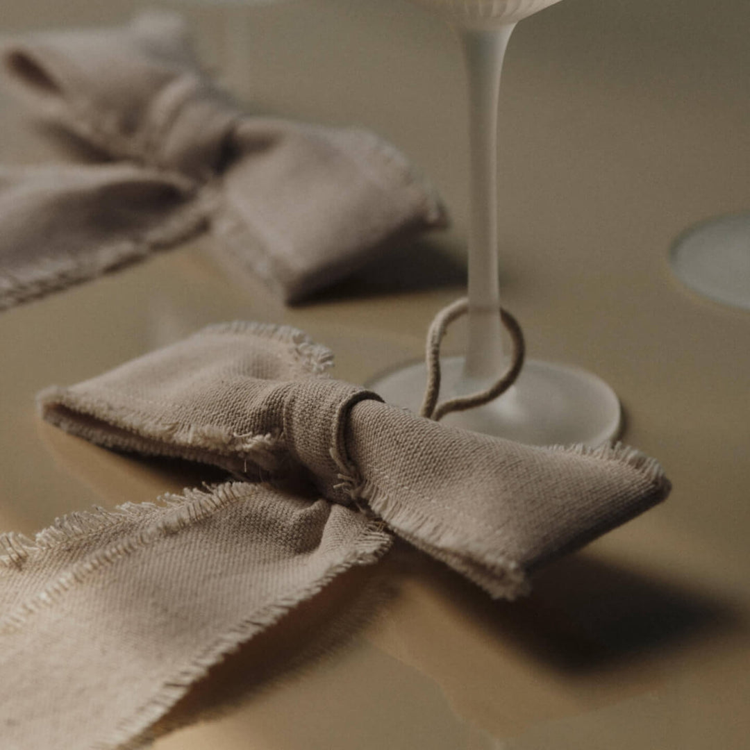 Bow Decoration - Small - Set of 2 - Natural