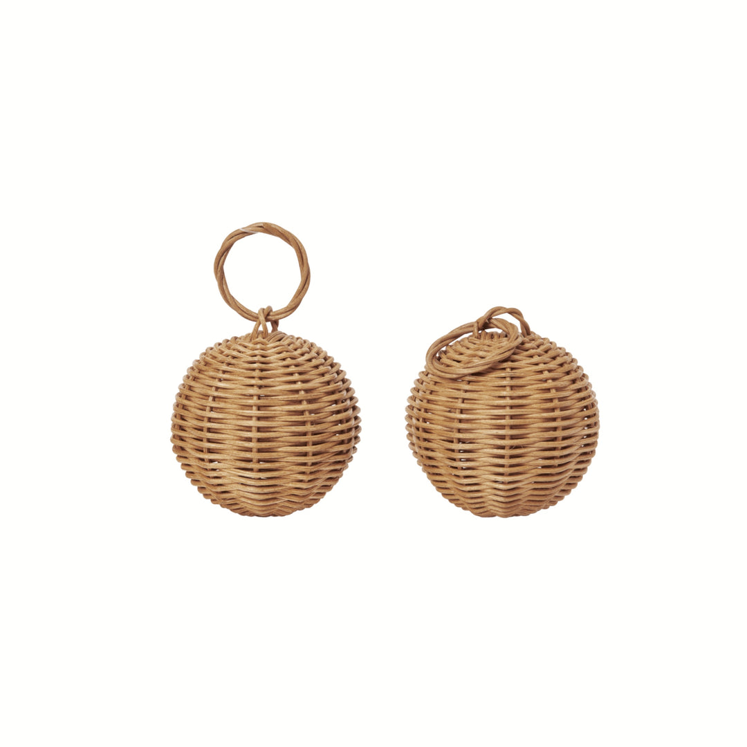 Braided Baubles - Set of 2 - Natural
