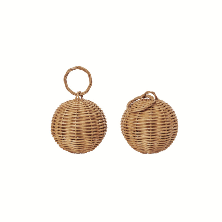 Braided Baubles - Set of 2 - Natural