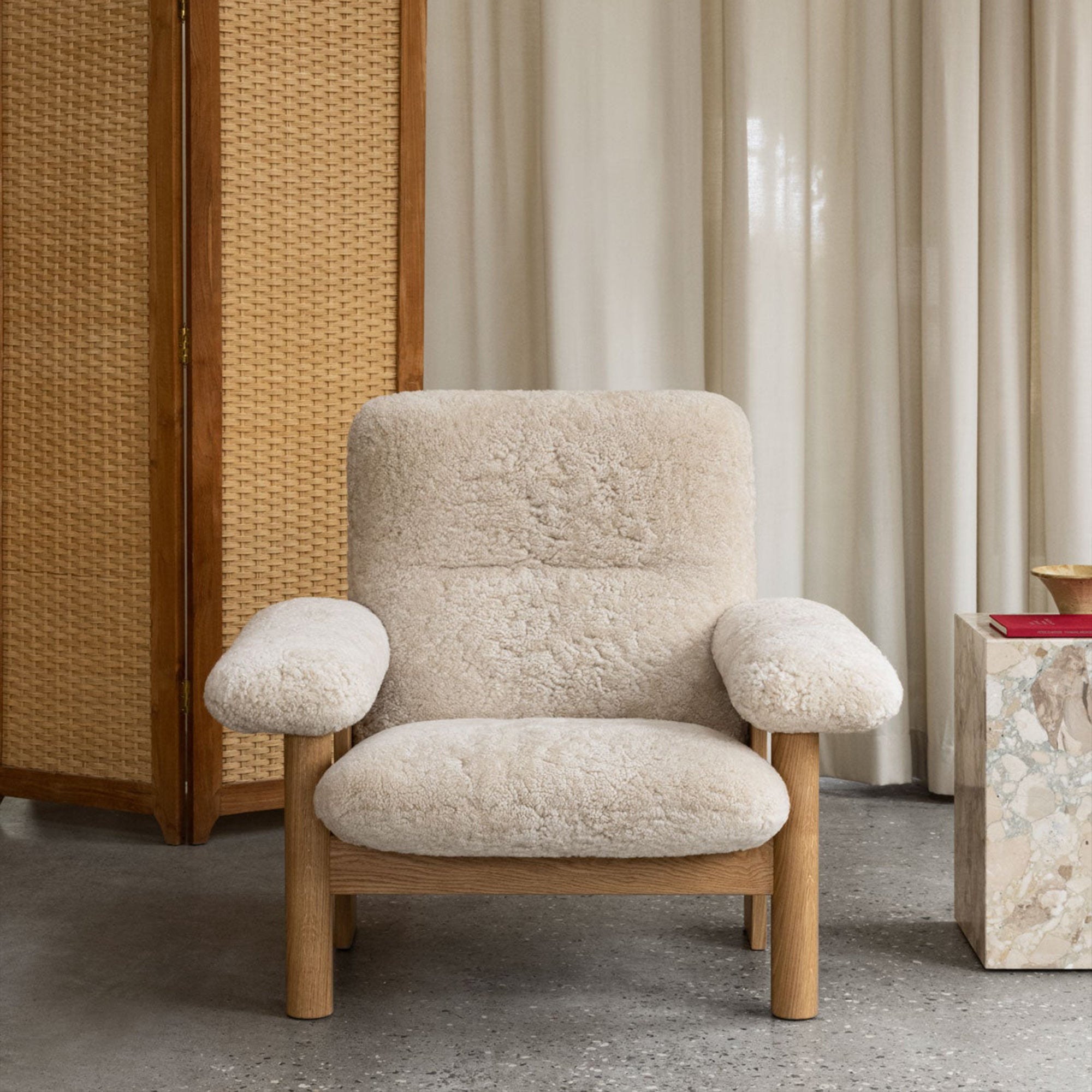 Brasilia Lounge Chair - Sheepskin | Forom