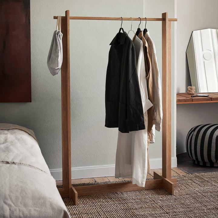 Bridge Clothes Rack - Oiled Oak