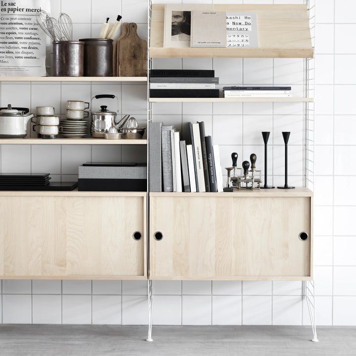 Cabinet with sliding door