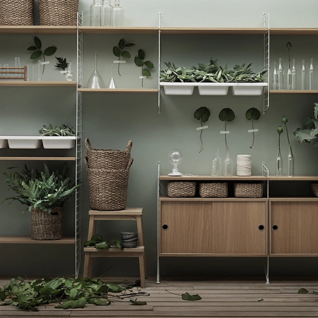 Cabinet with sliding door