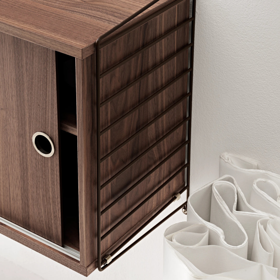 Cabinet with sliding door