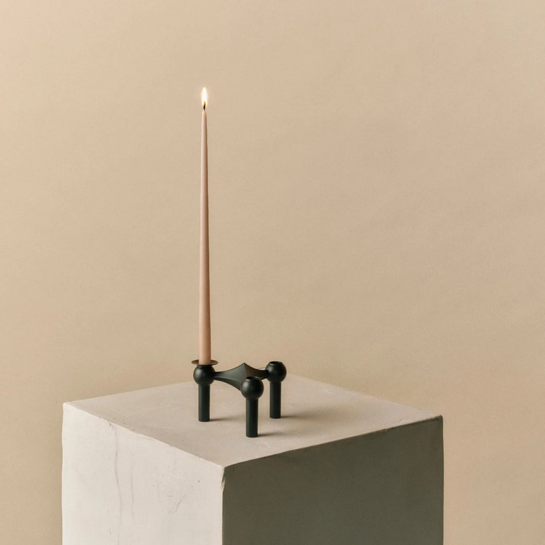 STOFF Nagel Candle Holder Cuff, Set of 3 Black