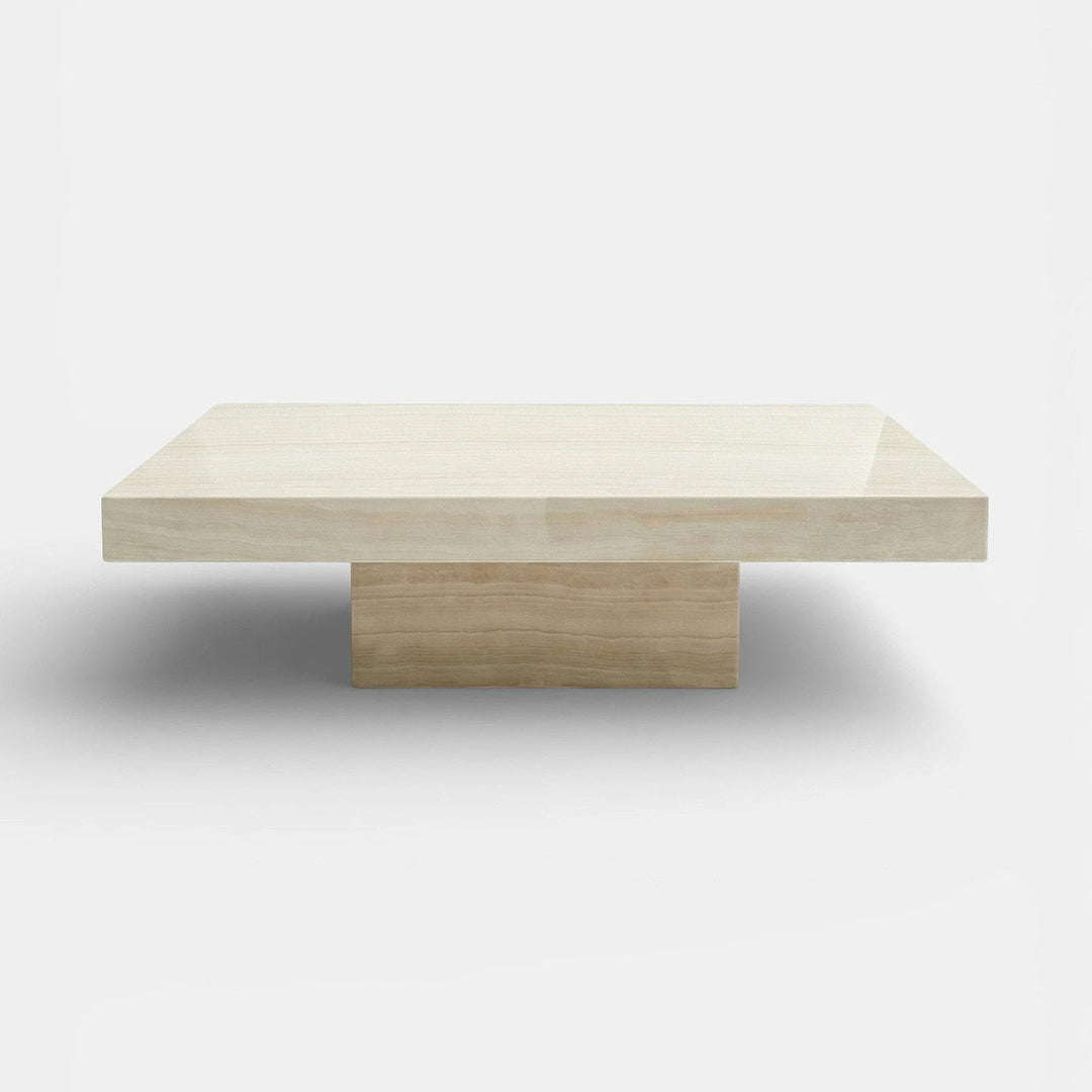 Cara Vanilla Onyx Coffee Table