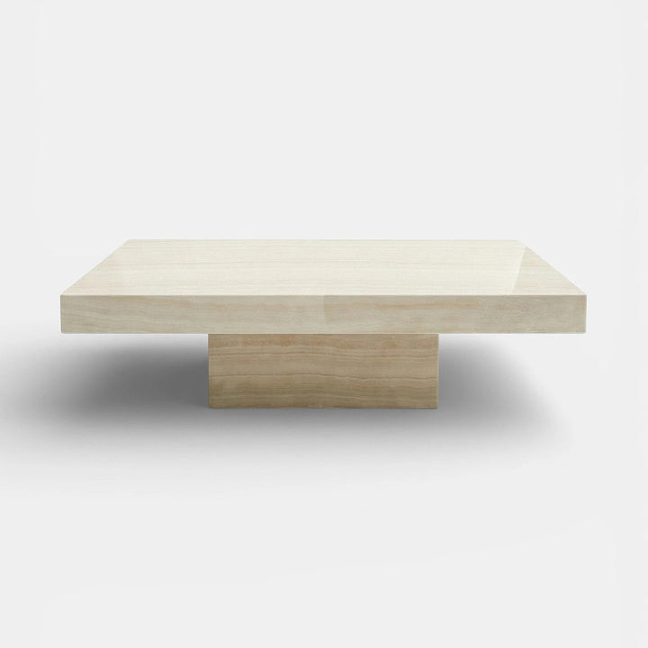 Cara Vanilla Onyx Coffee Table