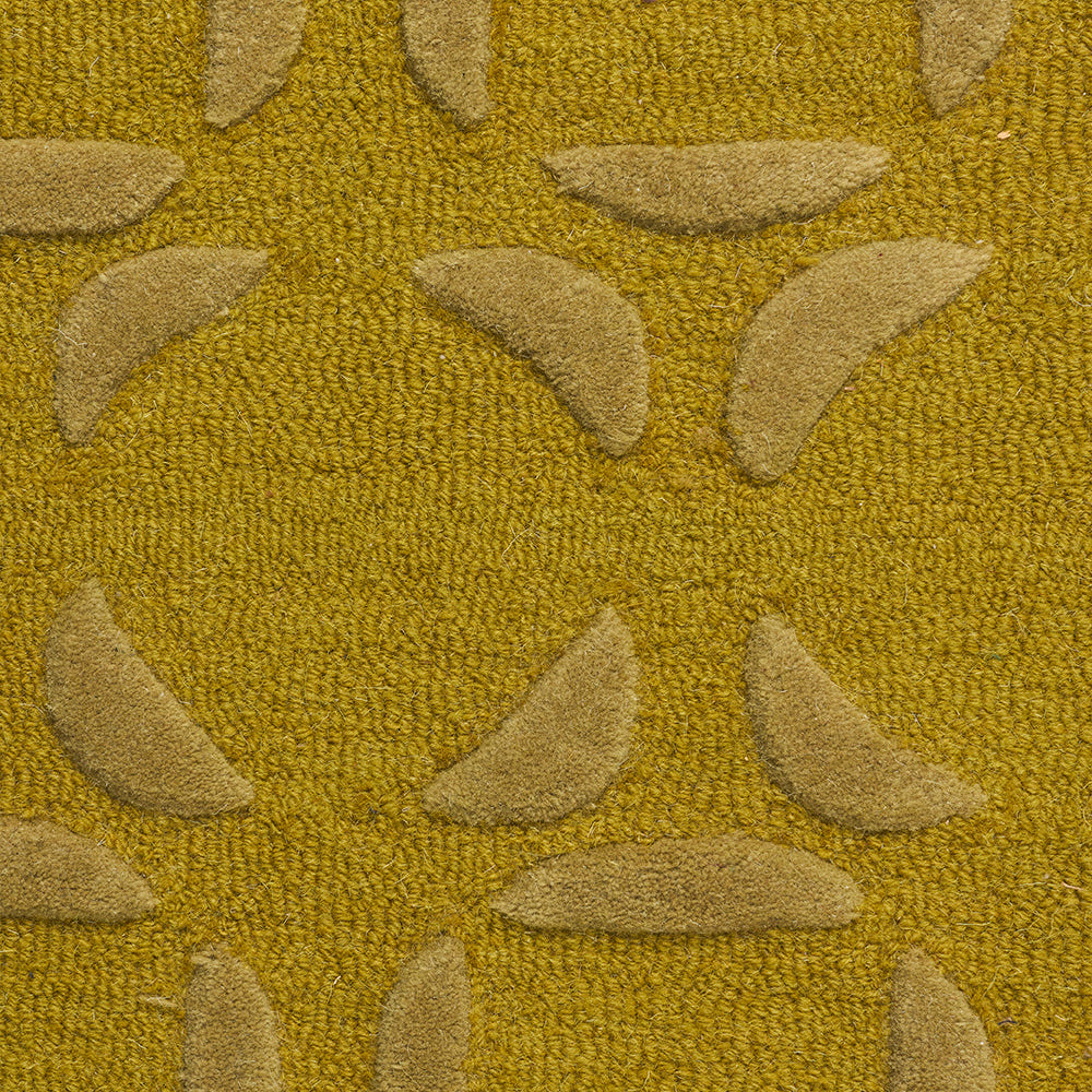 Moss Green Echo Rug Swatch
