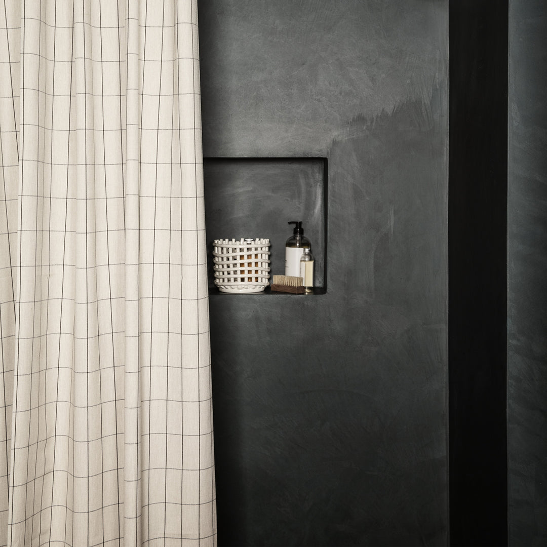 Chambray Shower Curtain