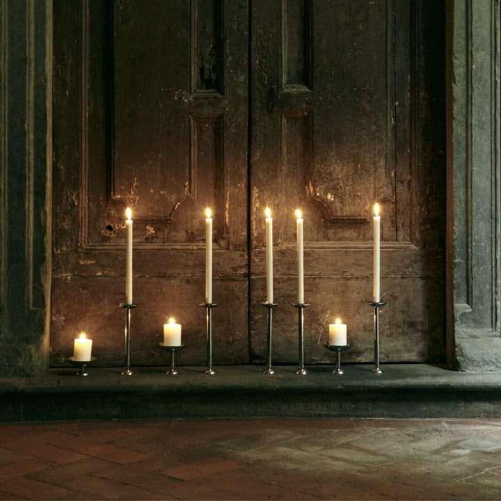 Champagne Metal Candle Holder